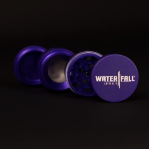 Waterfall 4-Piece Dry Herb Grinder with Removable Screen - Matte (43mm)