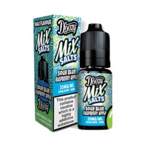Doozy Vape Mix Sour Blue Raspberry Apple 10ml Nic Salt E Liquid