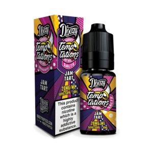 Doozy Vape Temptations Jam Tart 10ml Nicsalt E Liquid