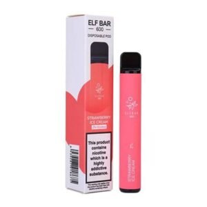 Strawberry Ice Cream (Strawberry Snoow) Elf Bar Prefilled vape