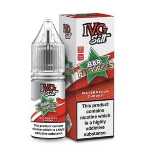 IVG Bar Favourites Watermelon Cherry 10ml Nic Salt E Liquid