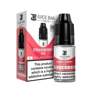 Juice Bar 5000 Strawberry Ice 10ml Nic Salt E Liquid