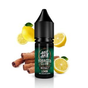 Just Juice Tobacco Club Lemon 10ml Nic Salt E Liquid