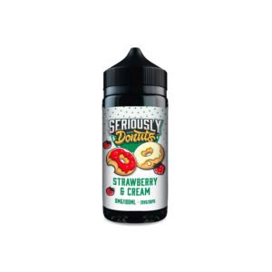 Doozy Vape Seriously Donuts Strawberry & Cream 100ml Shortfill E Liquid