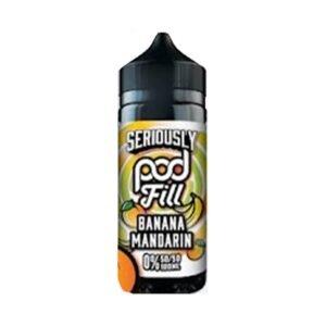 Banana Mandarin 100ml Seriously Pod Fill 50/50 Shortfill