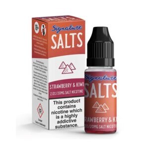 Strawberry & Kiwi 10ml Nicotine Salt E-Liquid by Signature Salts