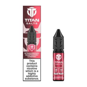 Titan Salts Strawberry Raspberry Cherry 10ml Nic Salt E Liquid