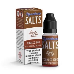Tobacco 1960 10ml Nicotine Salt E-Liquid by Signature Salts