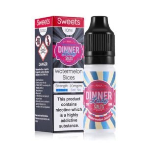 Watermelon Slices 10ml Nic Salt E-Liquid by Dinner Lady